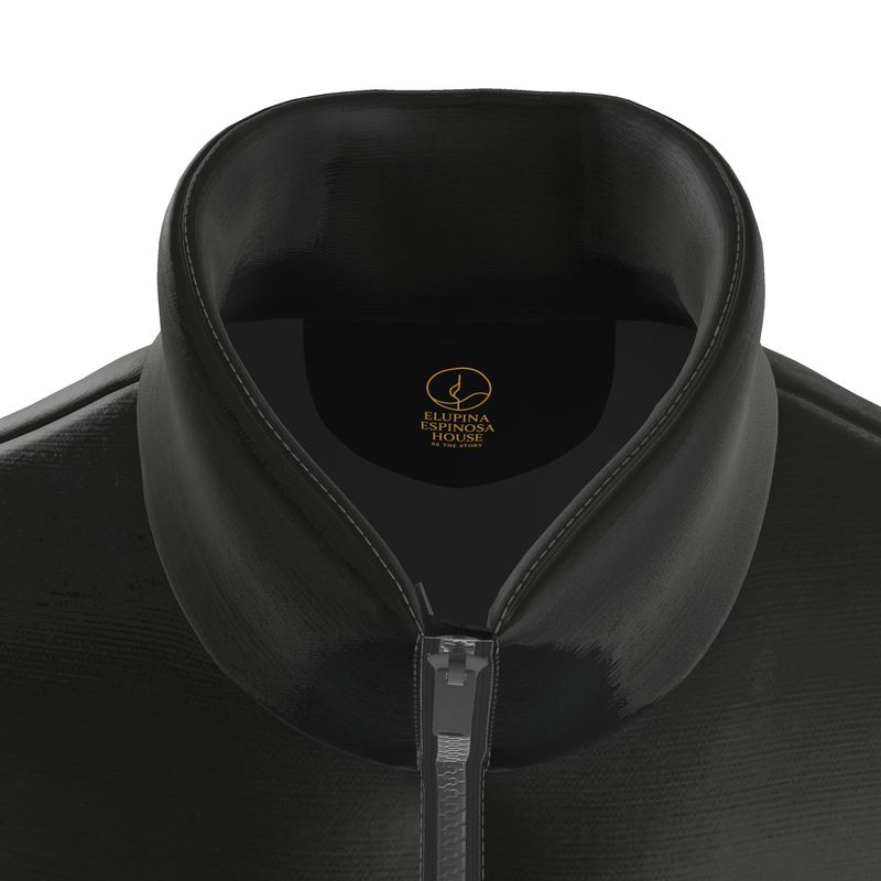 Gilet imbottito in raso di seta – Black