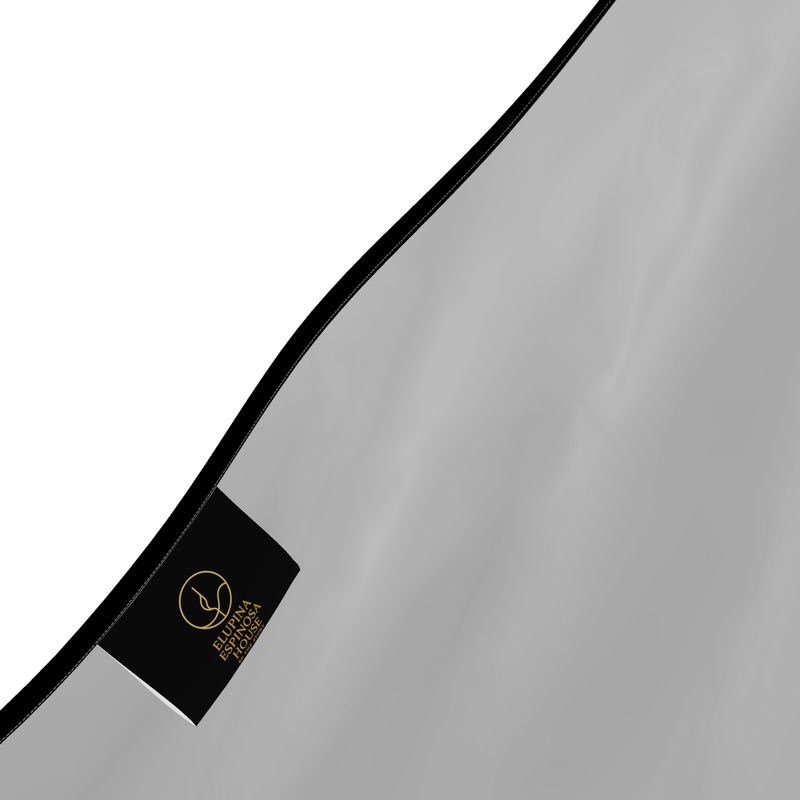 Halter Silk Dress – Black