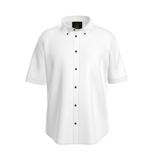 Camicia a Manica Corta in Seta – White