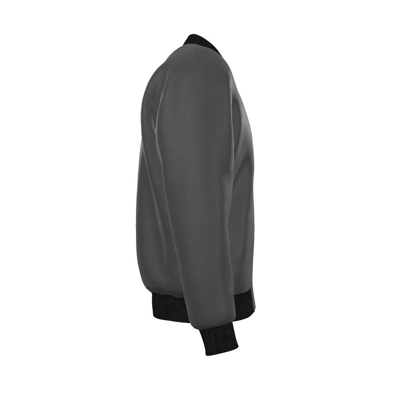 Bomber Reversibile in Seta – Grey