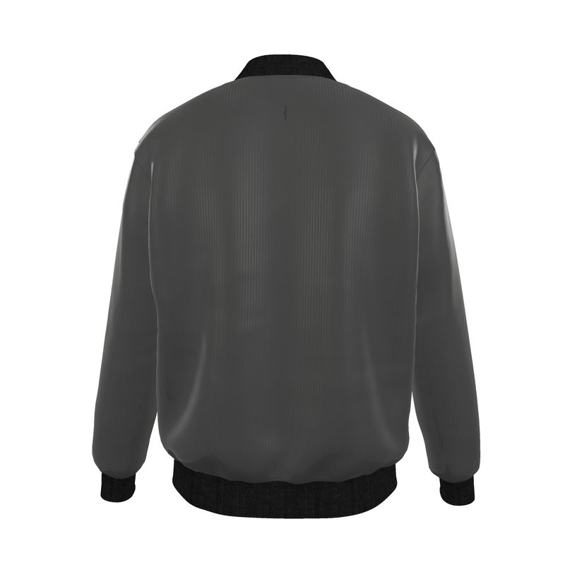 Bomber Reversibile in Seta – Grey