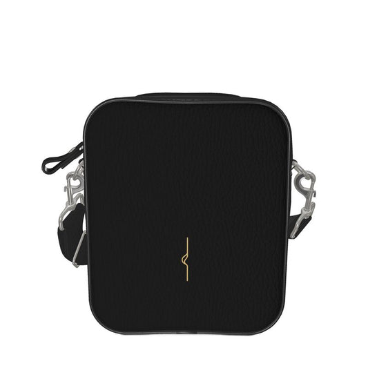 Borsa Messenger in Pelle Nappa – Black