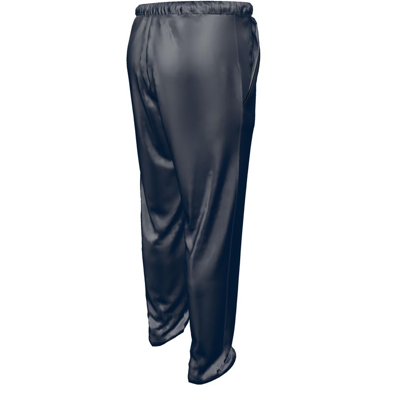 Pantalone Pigiama in Raso di Seta – Blue