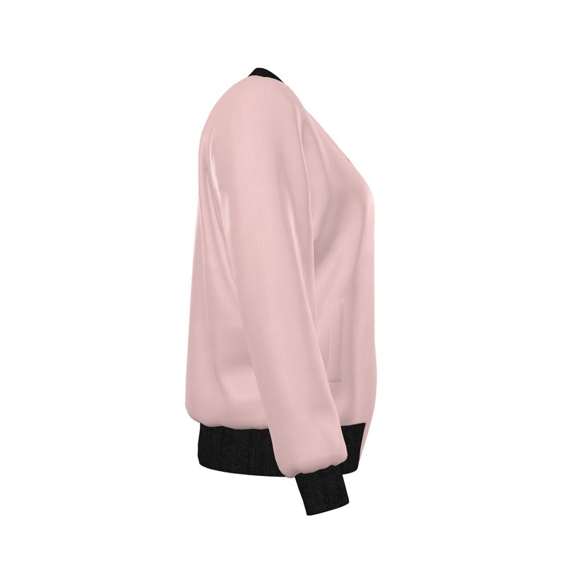 Bomber Reversibile in Seta – Pink