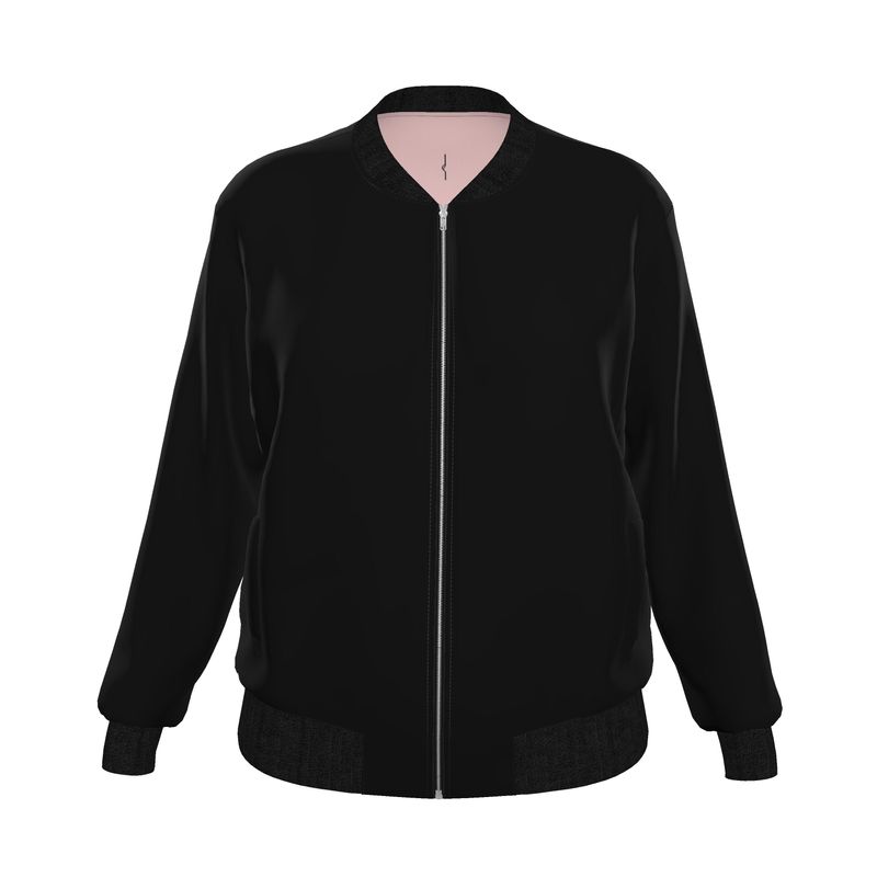 Bomber Reversibile in Seta – Pink