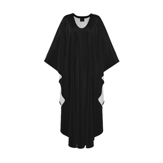 Kaftan in Raso di Seta – Black