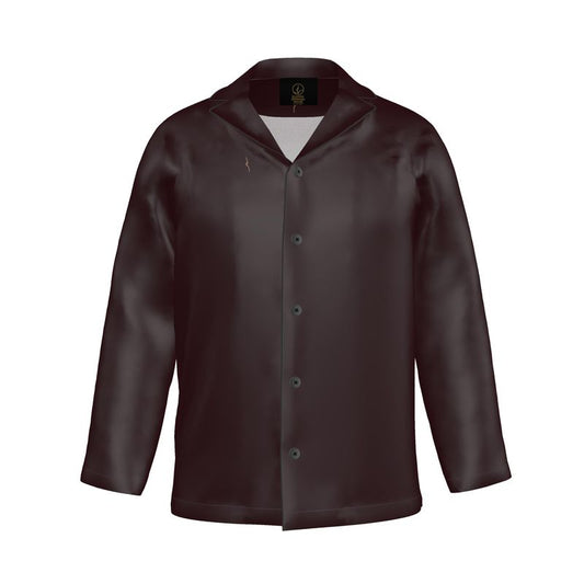 Camicia Pigiama in Raso di Seta – Bordeaux