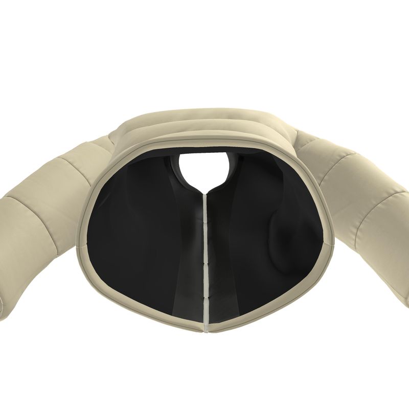 Piumino in Raso di Seta – Ivory