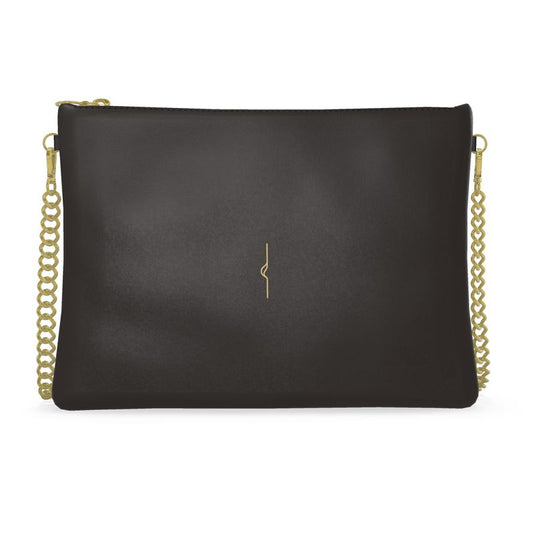 Clutch in Nappa – Deep Brown