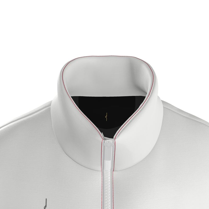 Gilet Imbottito in Raso di Seta – White