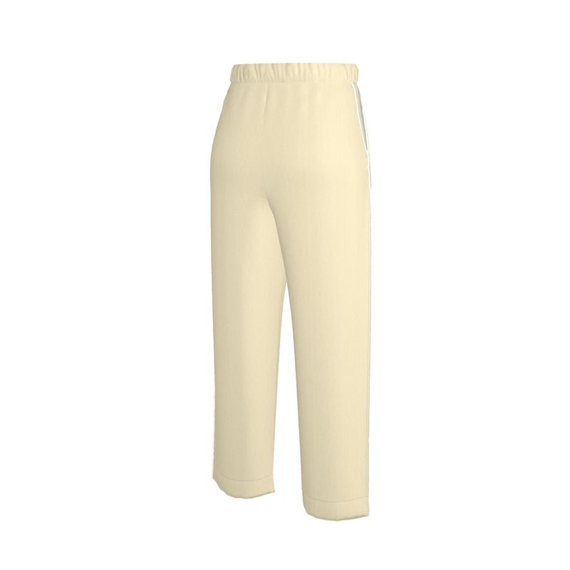 Pantaloni Pigiama in Raso di Seta – Ivory