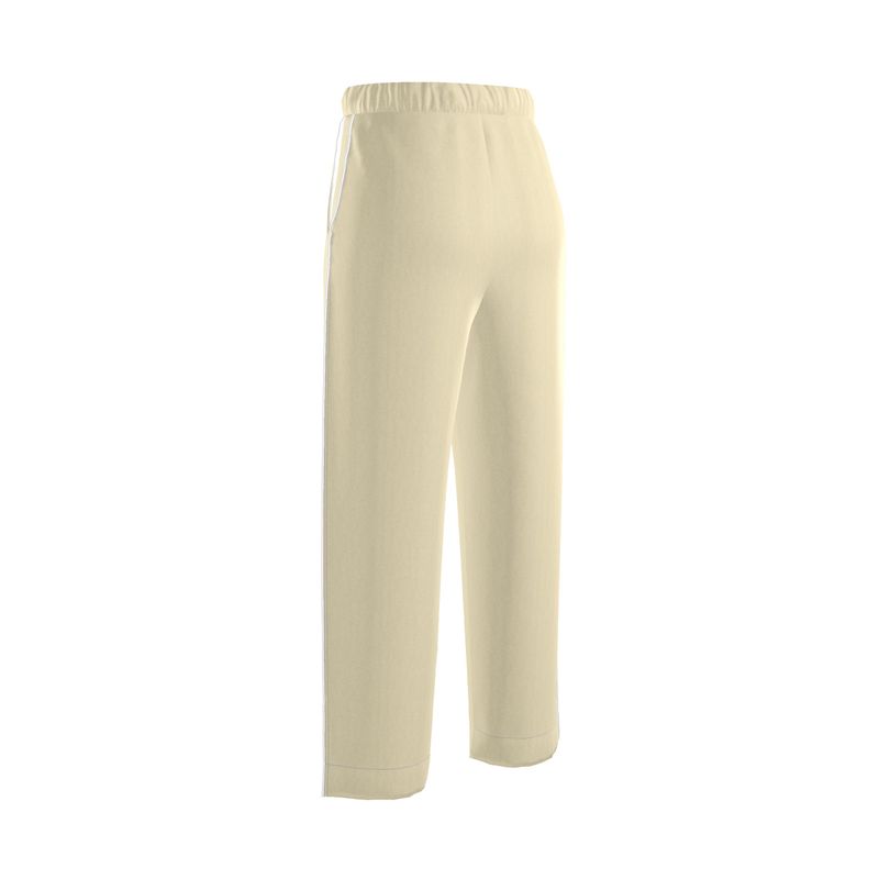 Pantaloni Pigiama in Raso di Seta – Ivory