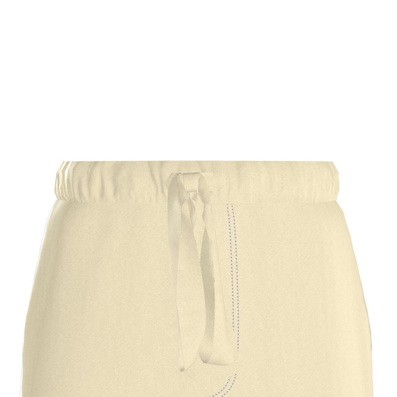 Pantaloni Pigiama in Raso di Seta – Ivory