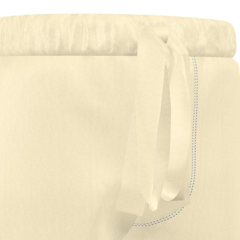Pantaloni Pigiama in Raso di Seta – Ivory